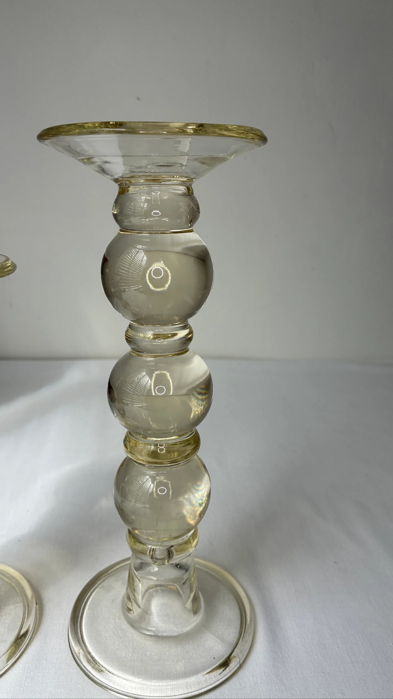 Candelabros de vidro (conjunto de 2) – photo 2